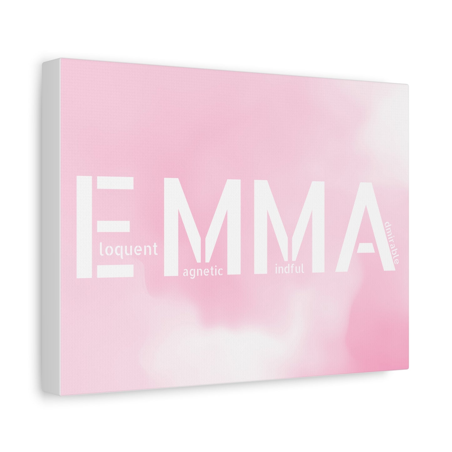 Affirmation Name Canvas, Stretched, 1.25"