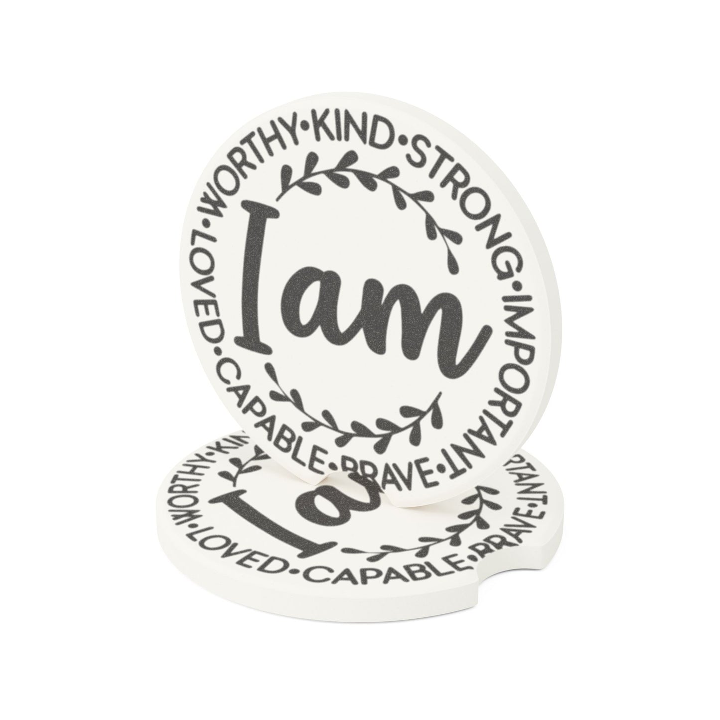 Affirmation Soapstone Car Coaster