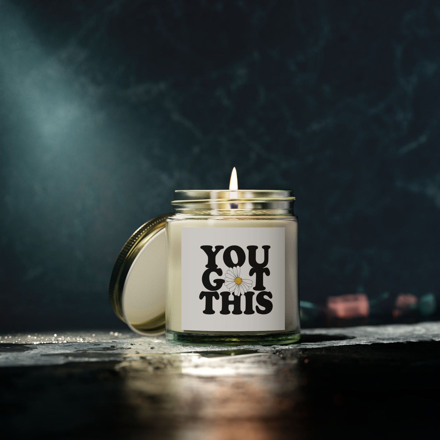 You Got This Scented Candles, Coconut Apricot Wax (4oz, 9oz)