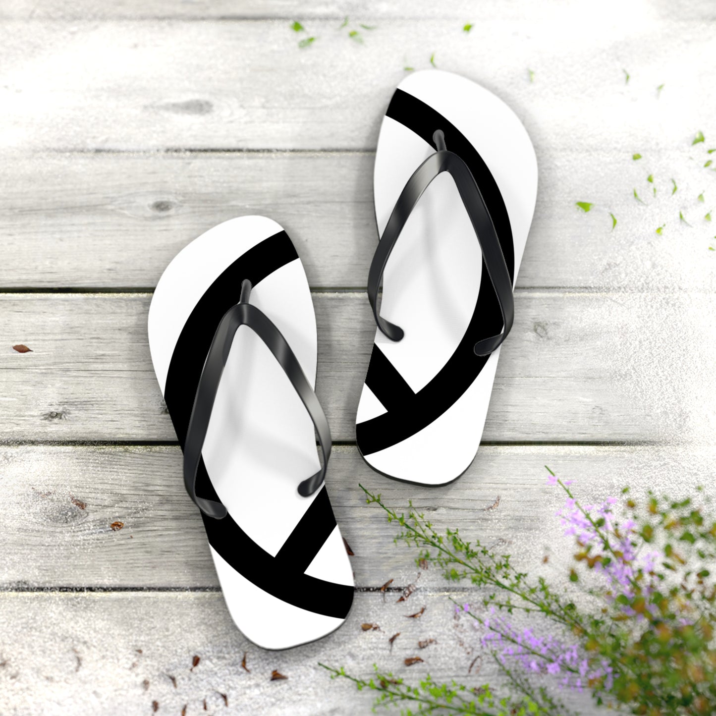 Peace Sign Flip Flops