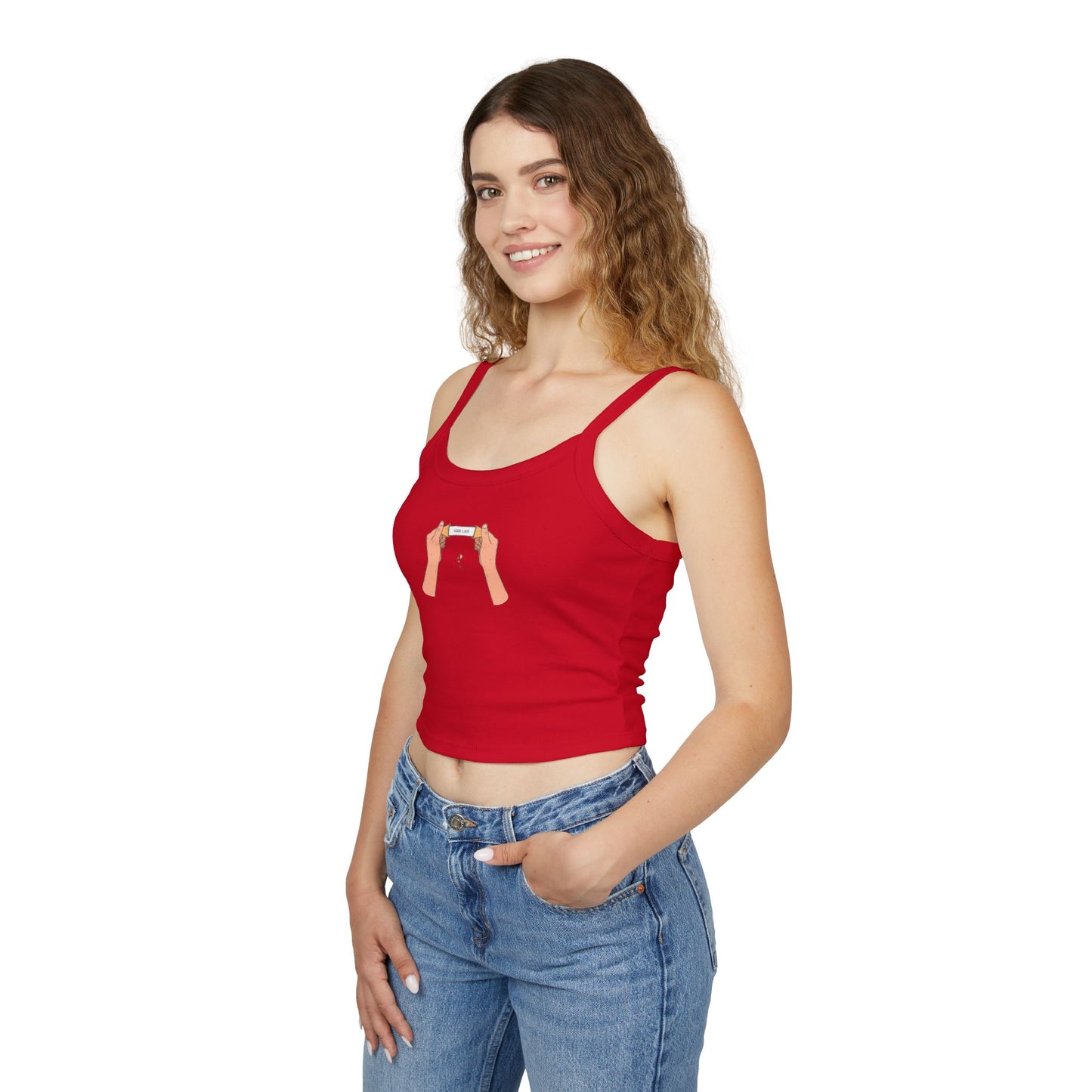 Good Luck Fortune Spaghetti Strap Tank Top
