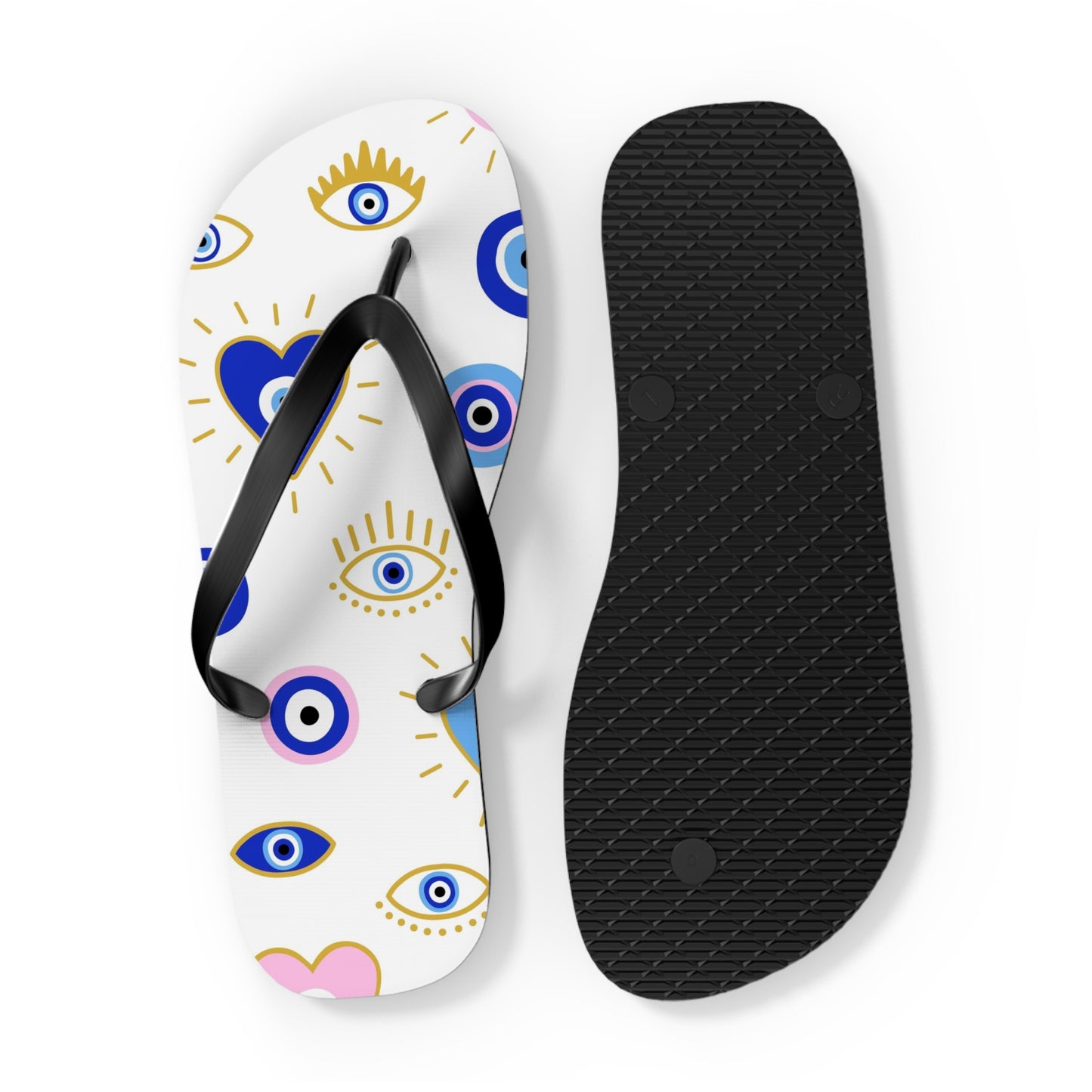 Evil Eye Flip Flops