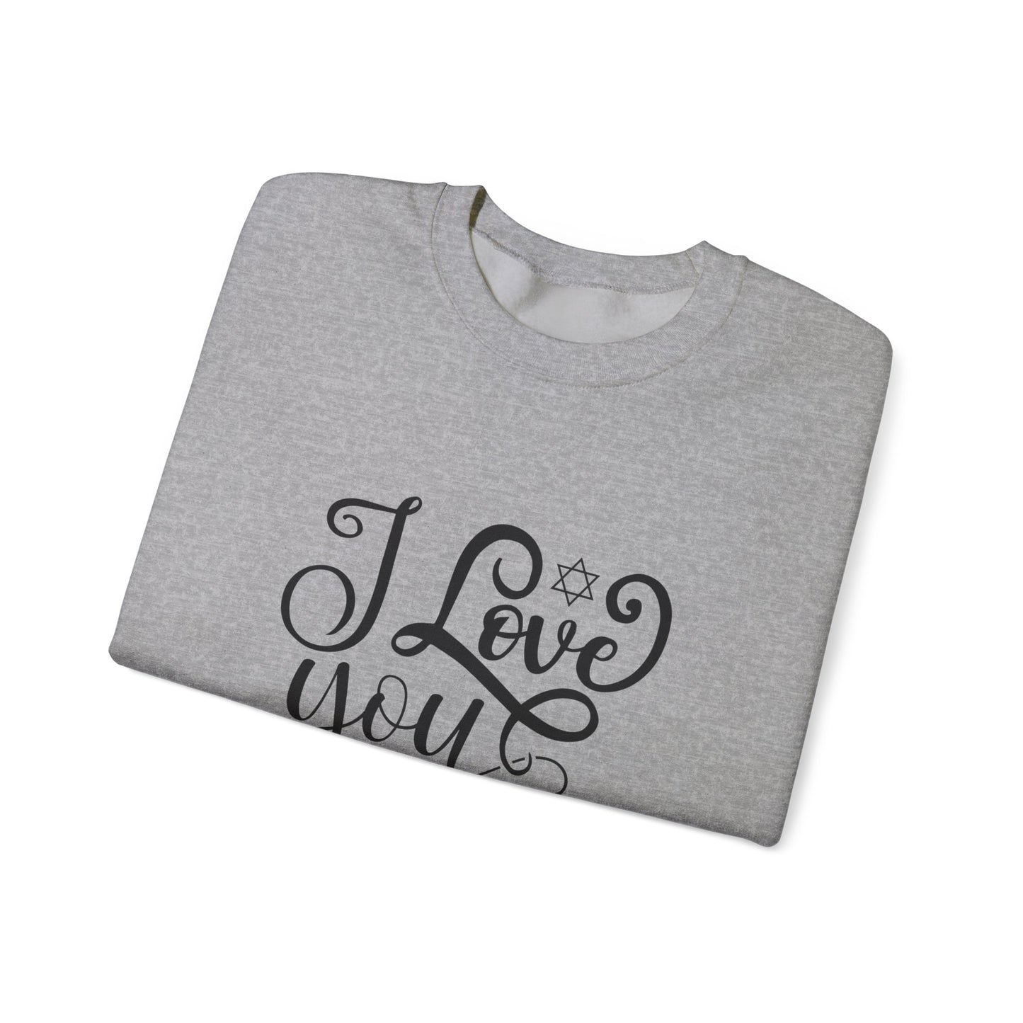I Love You a Latke Crewneck, Holiday Sweatshirt, Hanukkah Gifts