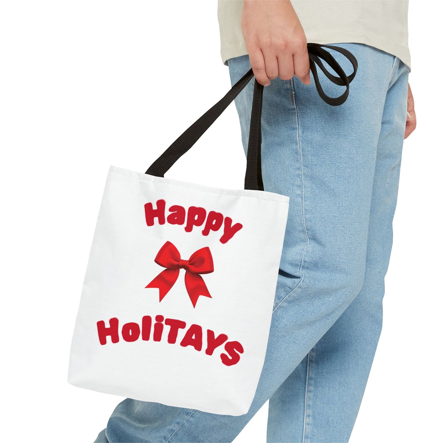 Happy HoliTAYS Holiday Christmas Tote Bag