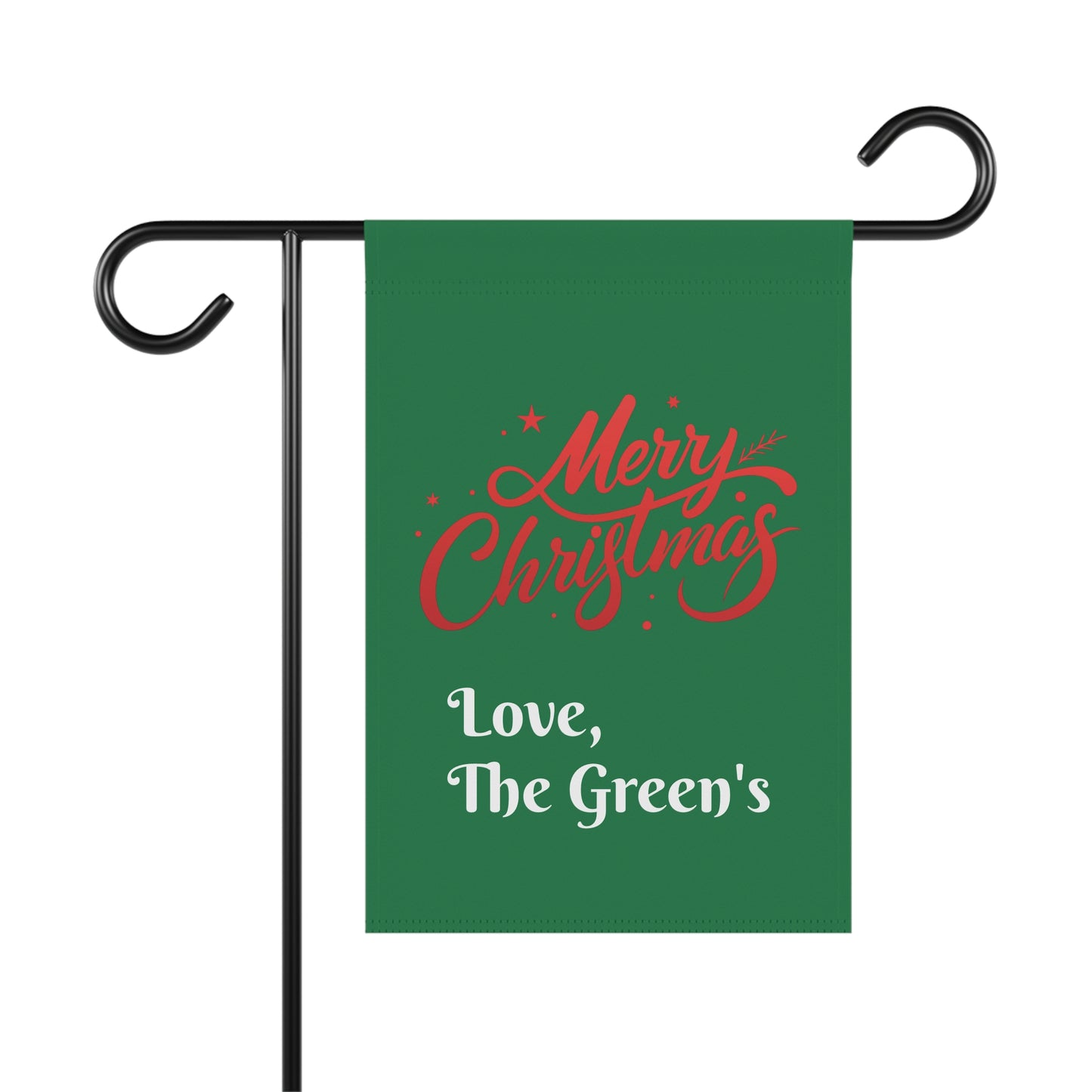 Merry Christmas Custom Family Holiday Garden & House Banner