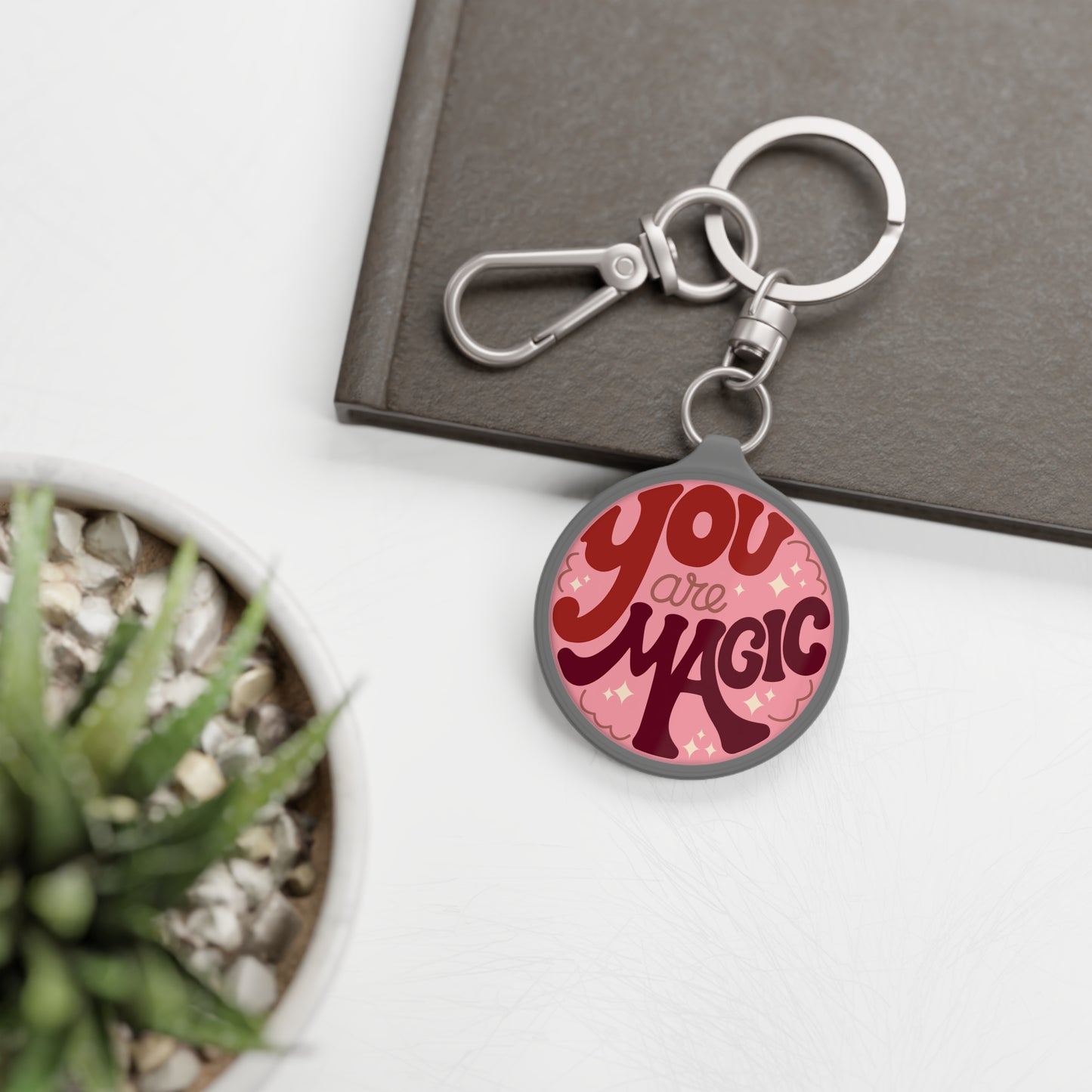 Affirmation Keyring Tag