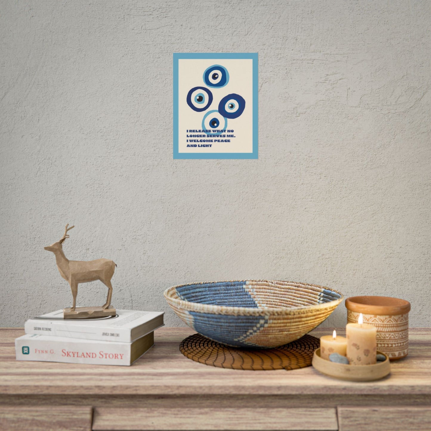 Evil Eye Rolled Posters