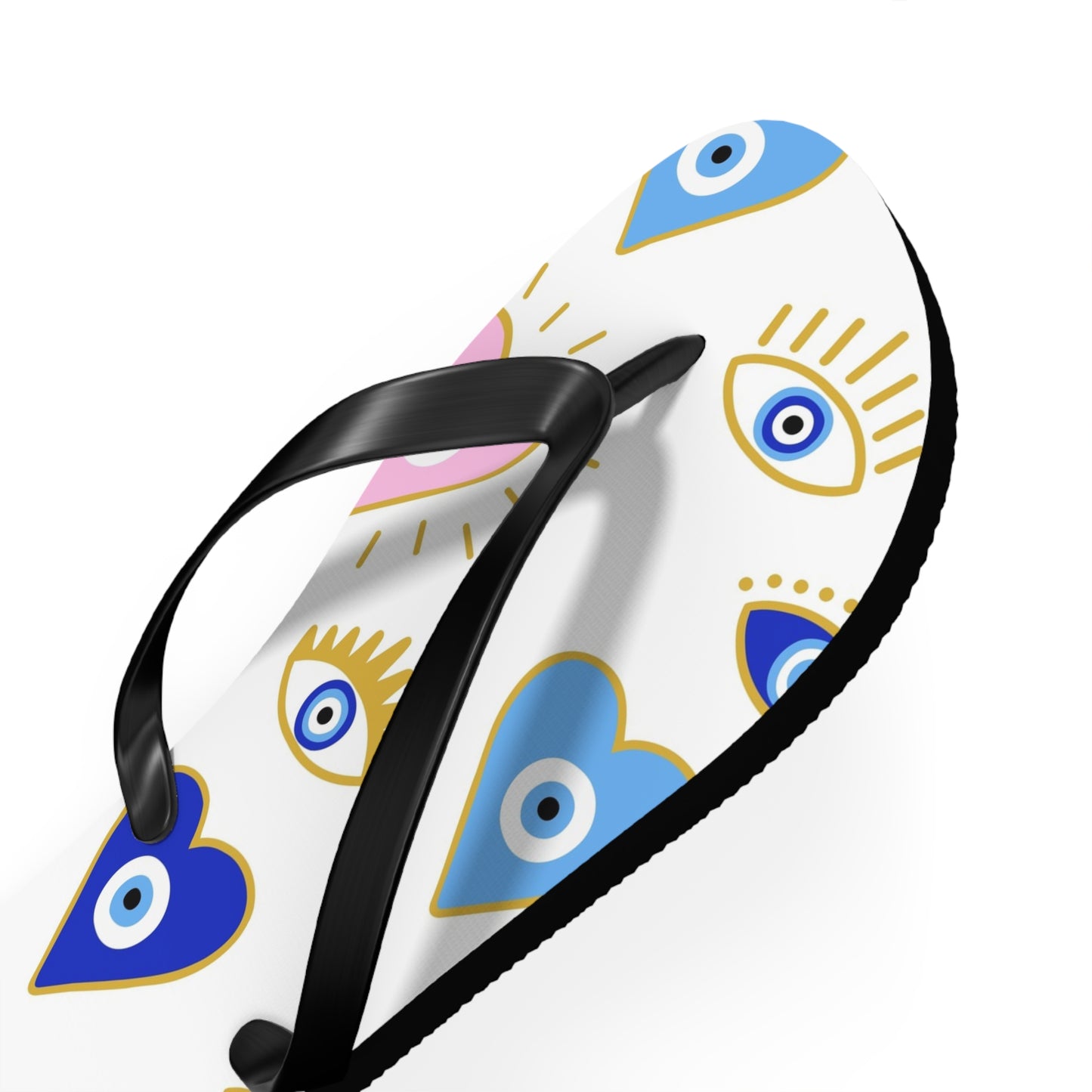 Evil Eye Flip Flops