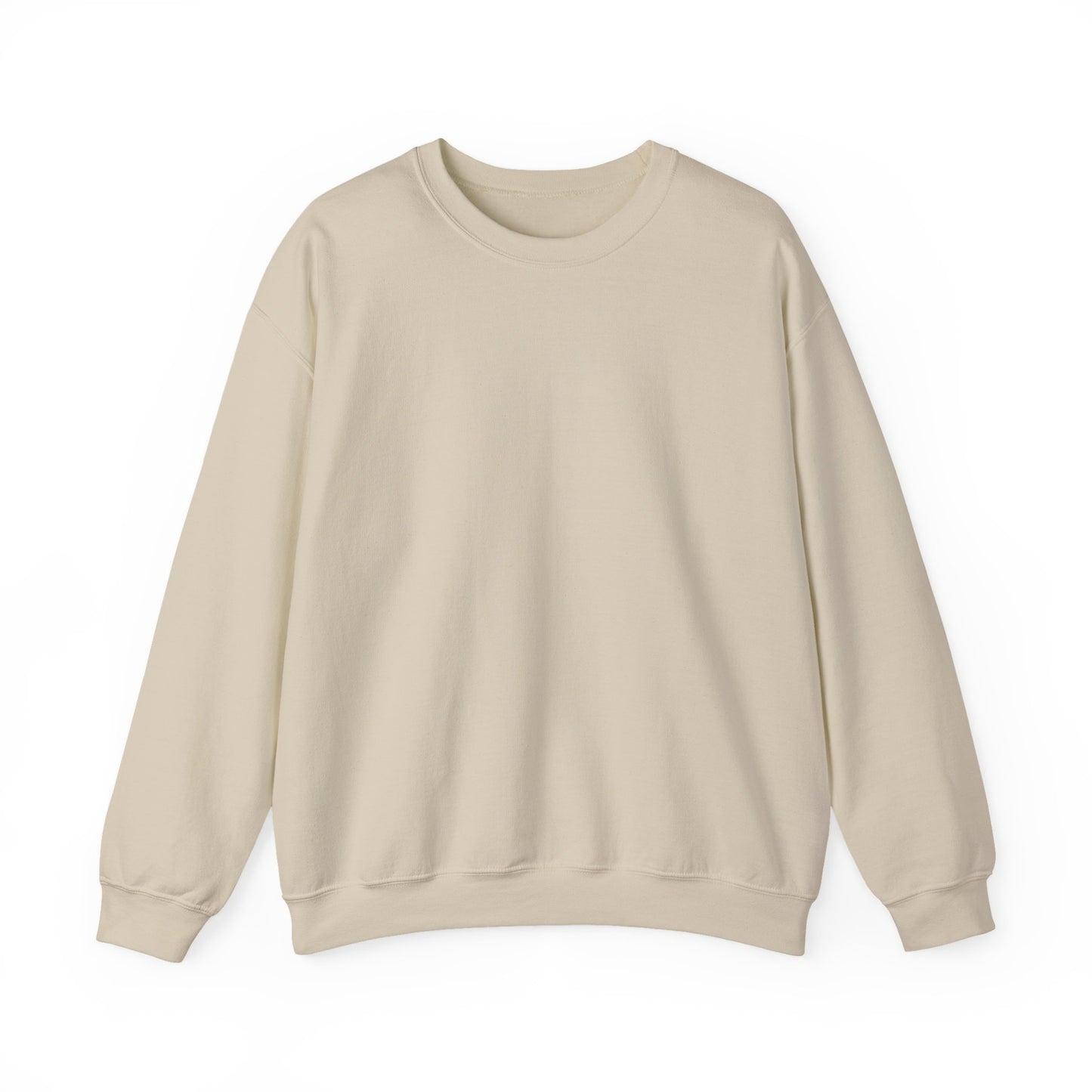 Evil Eye Hamsa Classic White Crewneck Sweatshirt — Unisex Heavy Blend Crew