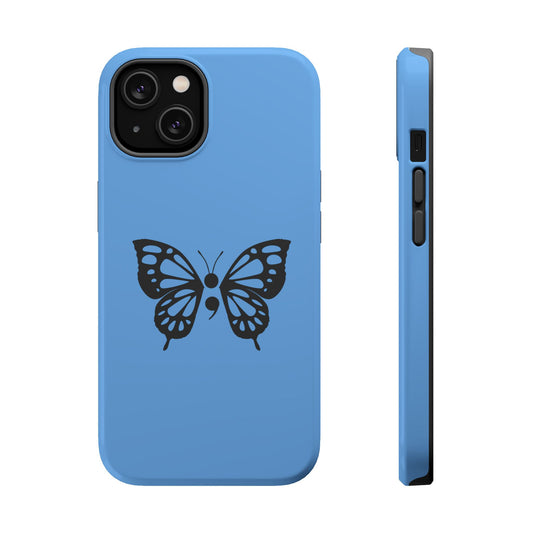 Semicolon Butterfly Magnetic Tough Cases