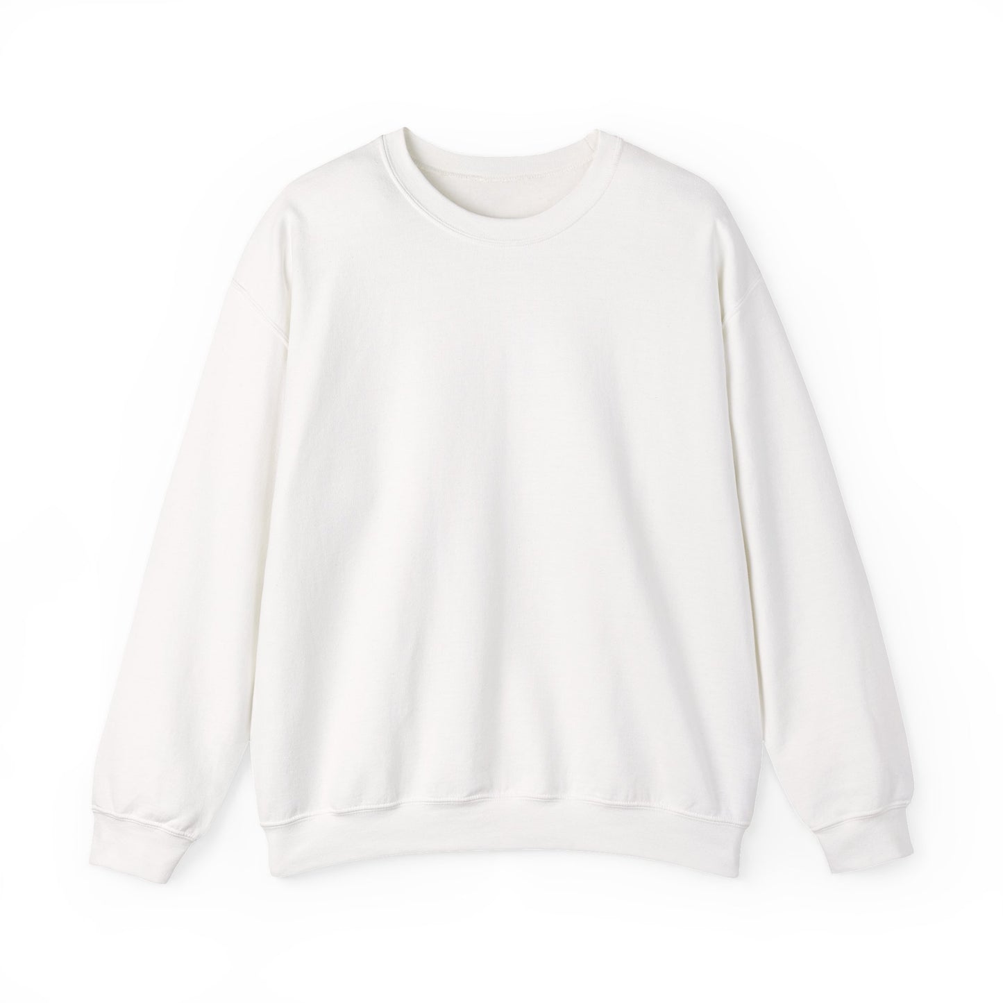 Evil Eye Hamsa Classic White Crewneck Sweatshirt — Unisex Heavy Blend Crew