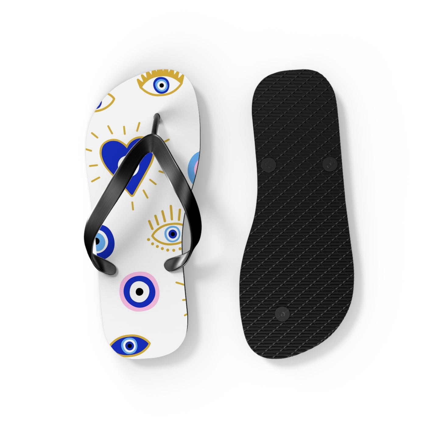 Evil Eye Flip Flops