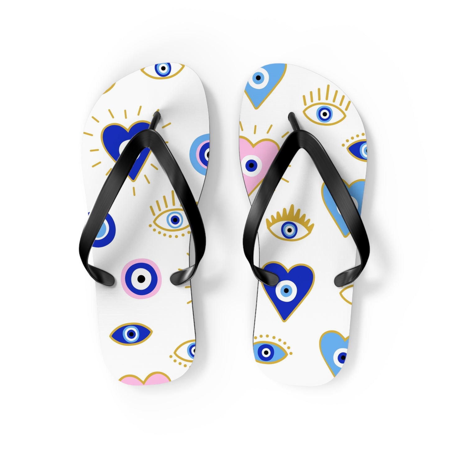 Evil Eye Flip Flops