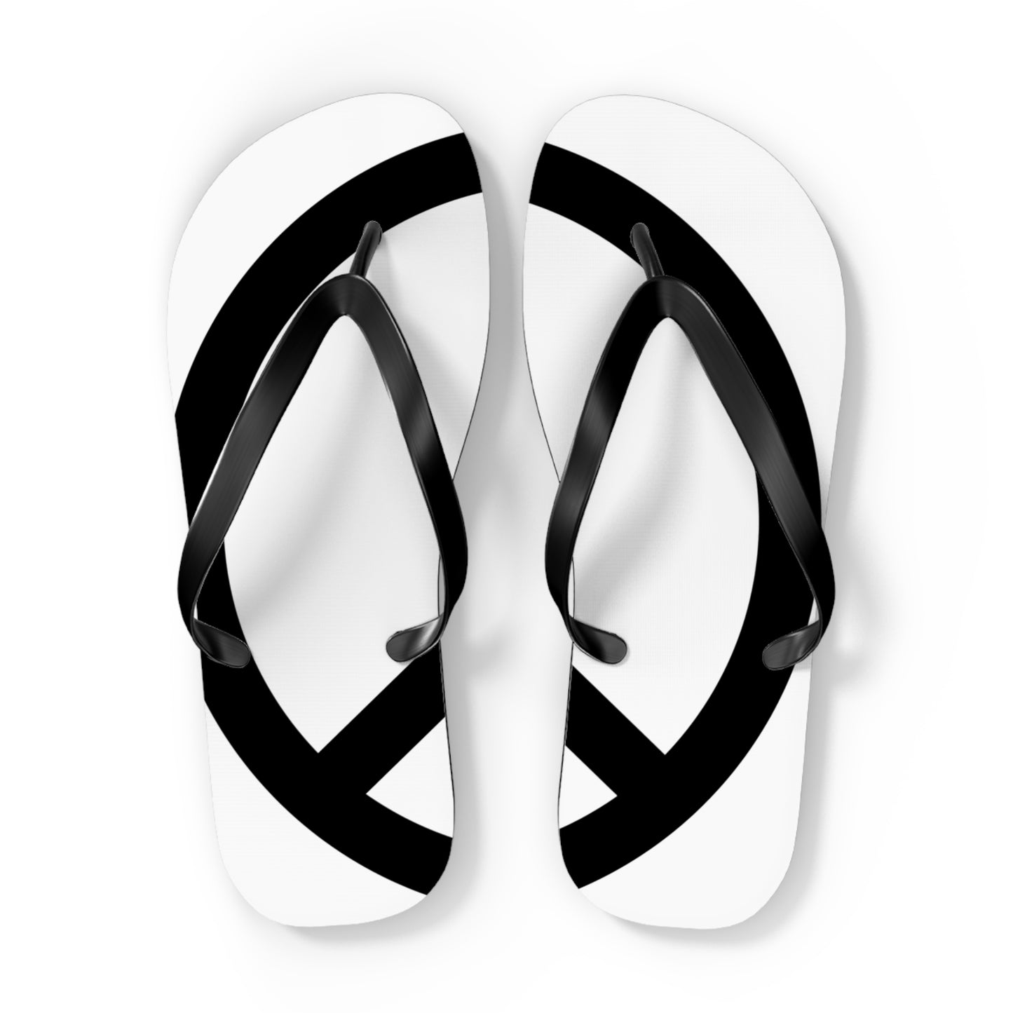 Peace Sign Flip Flops