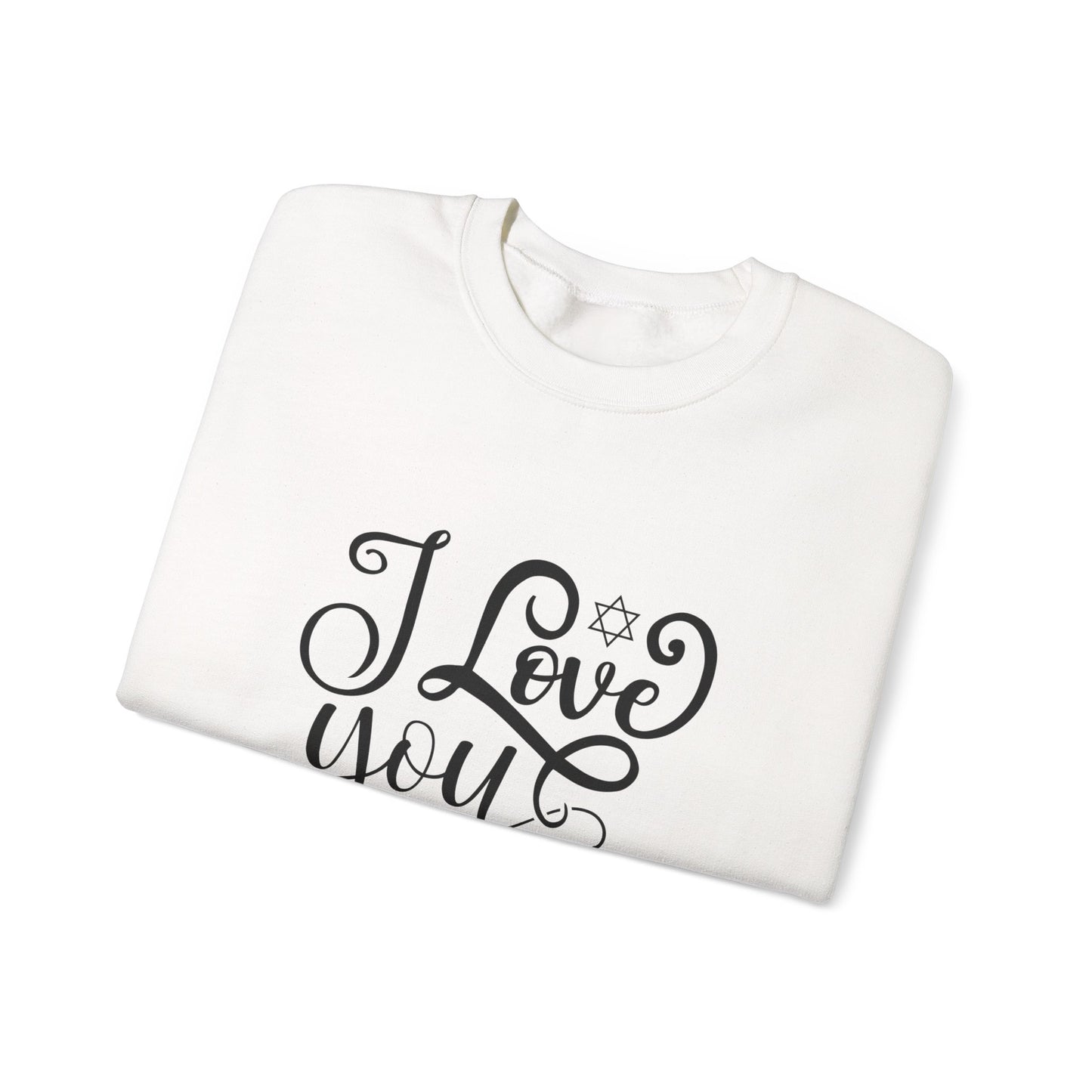 I Love You a Latke Crewneck, Holiday Sweatshirt, Hanukkah Gifts