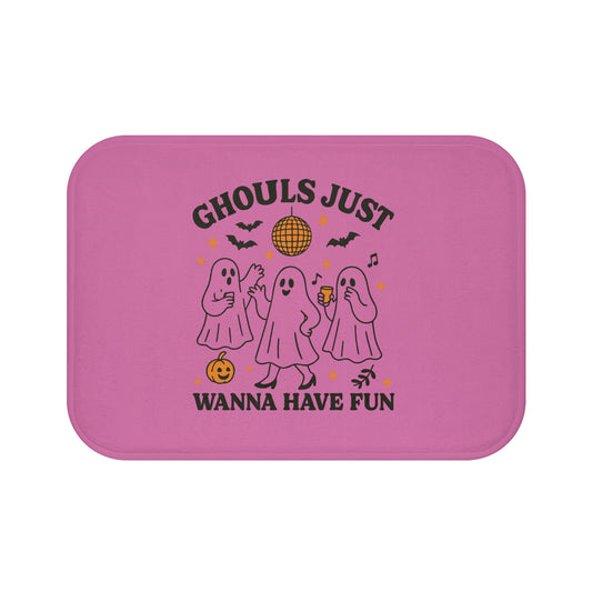 Ghouls Just Wanna Have Fun Halloween Bath Mat