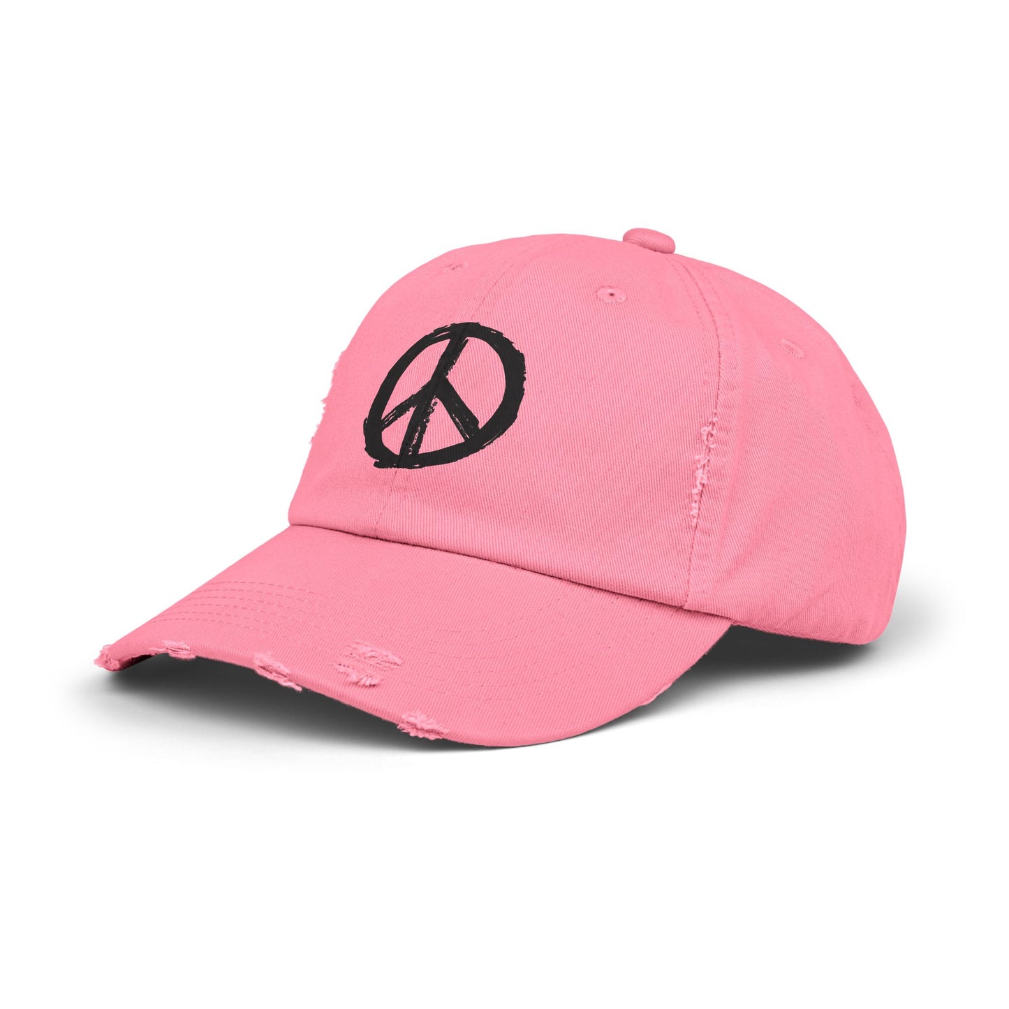 Peace Sign Hat, Peace Sign, Distressed Hat, Custom Hat