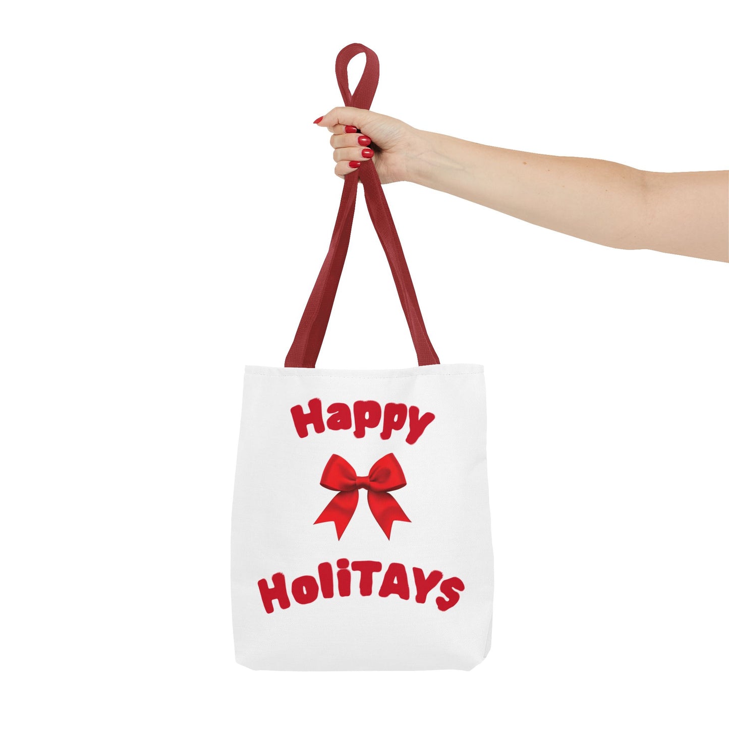 Happy HoliTAYS Holiday Christmas Tote Bag