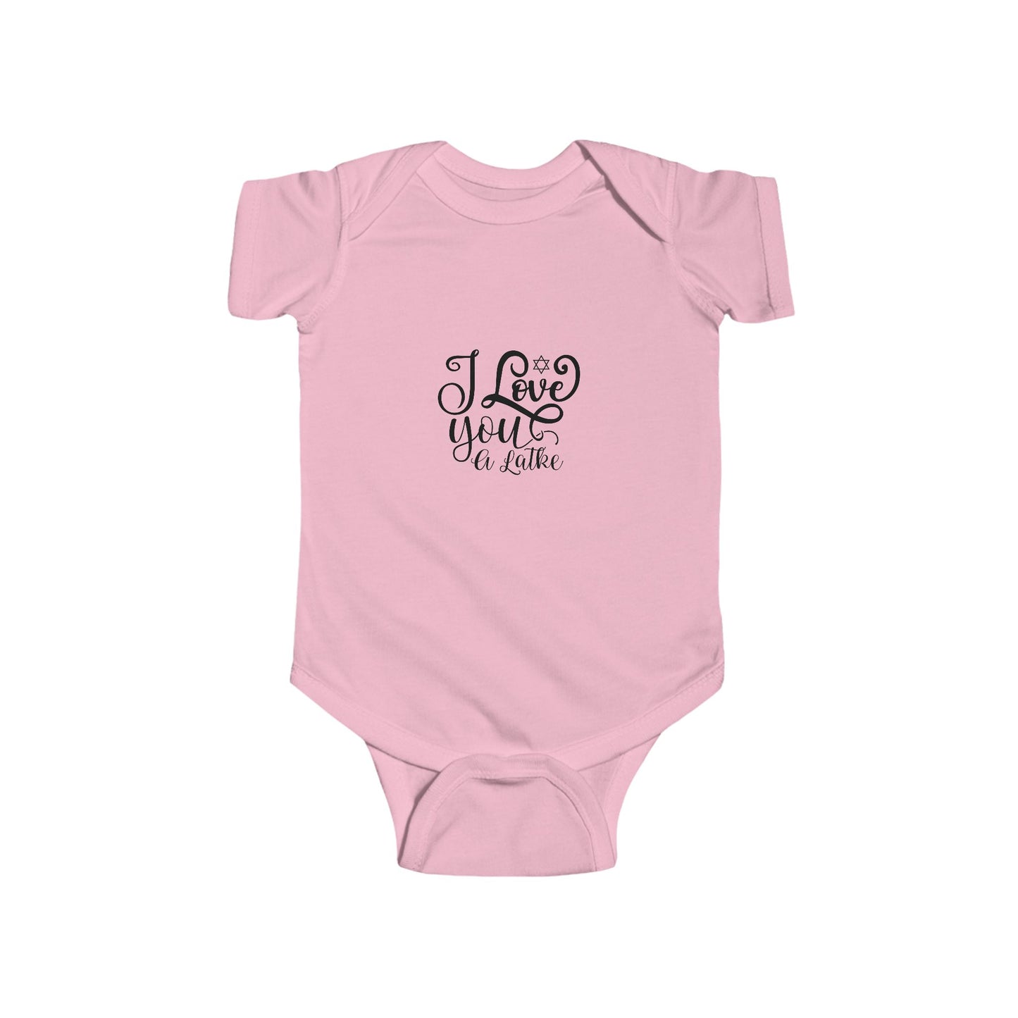 I Love You A Latke, Hanukkah Infant Onesie, Hanukkah Gifts, Infant Bodysuit, Baby Onesie