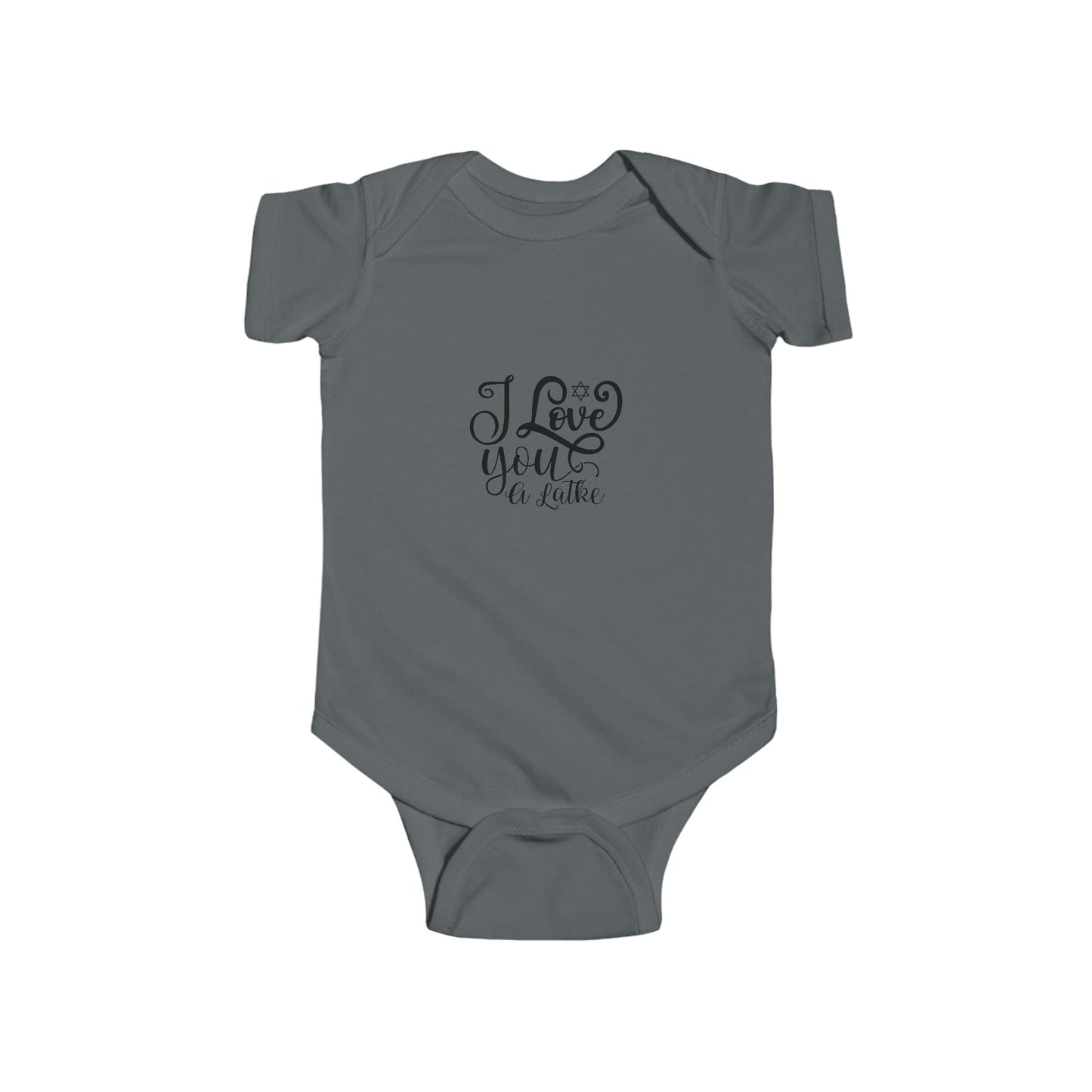 I Love You A Latke, Hanukkah Infant Onesie, Hanukkah Gifts, Infant Bodysuit, Baby Onesie