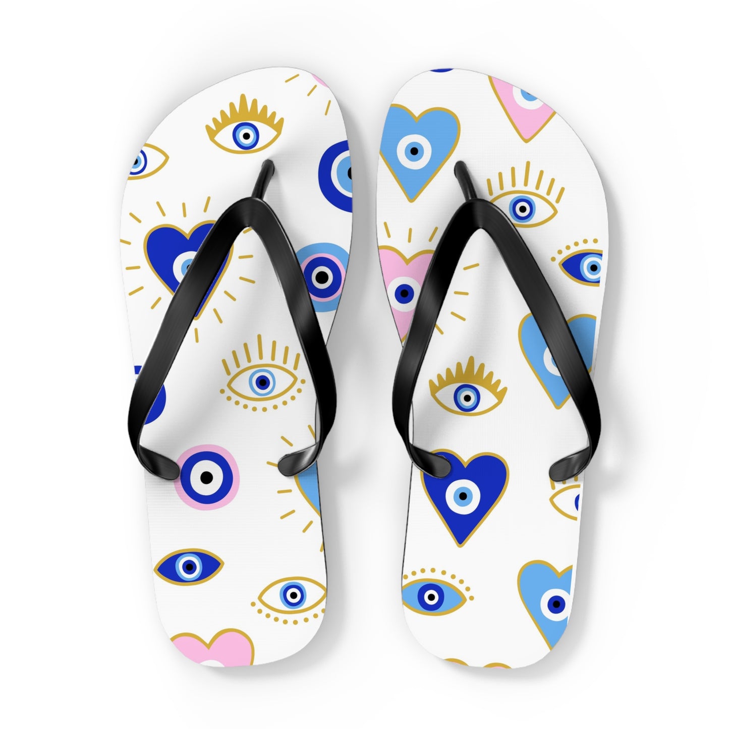 Evil Eye Flip Flops