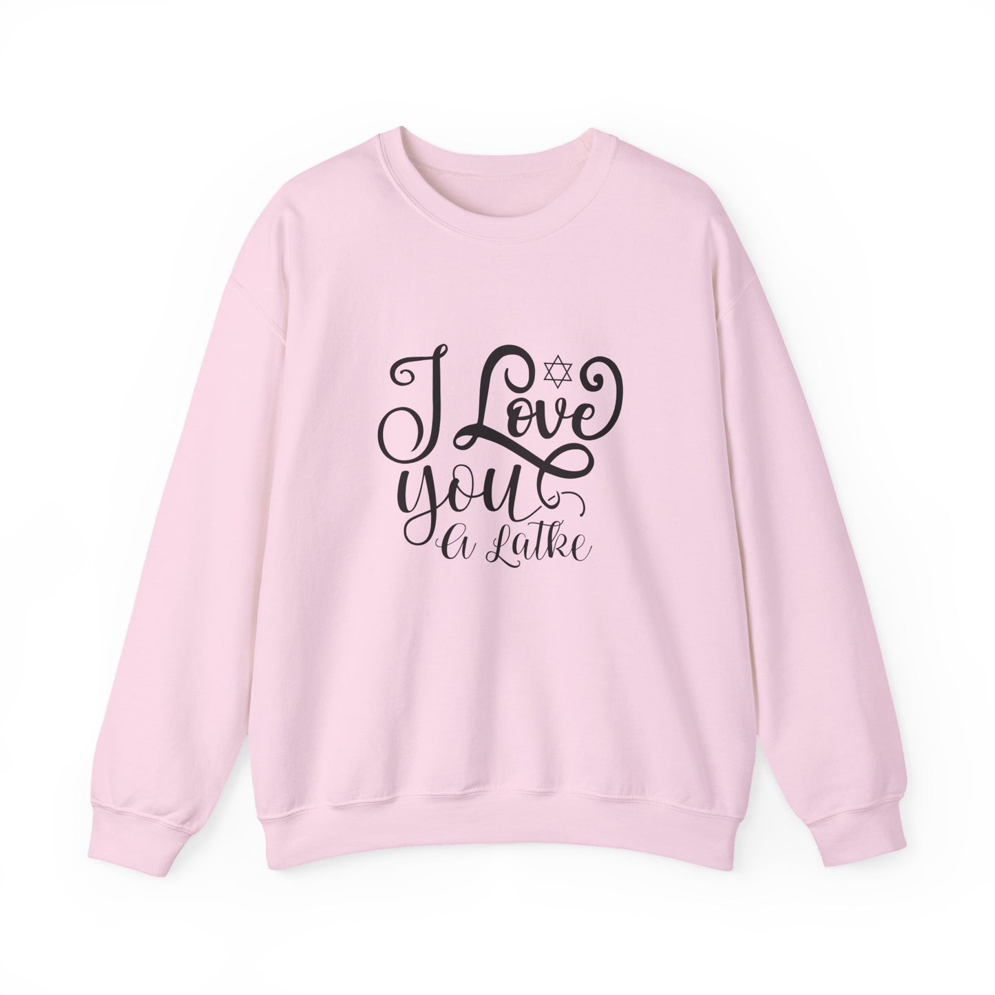 I Love You a Latke Crewneck, Holiday Sweatshirt, Hanukkah Gifts