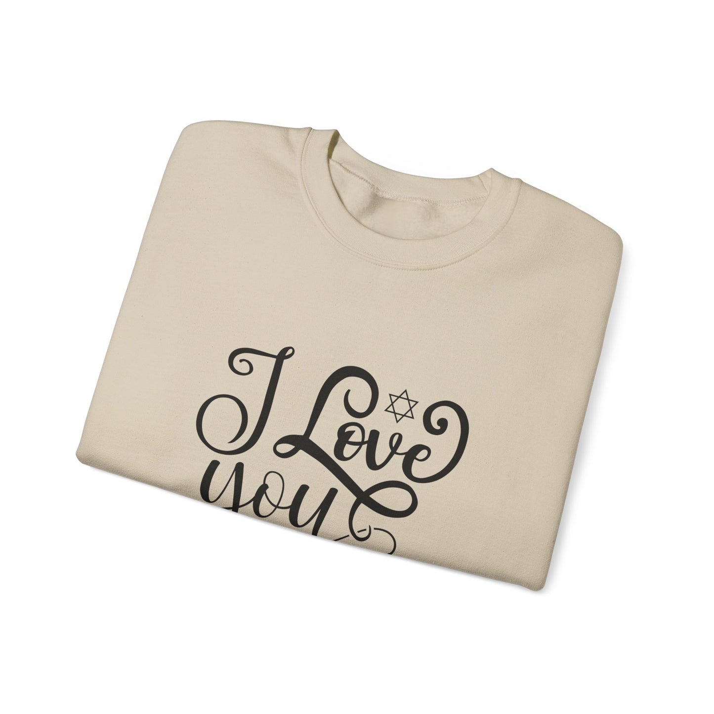 I Love You a Latke Crewneck, Holiday Sweatshirt, Hanukkah Gifts