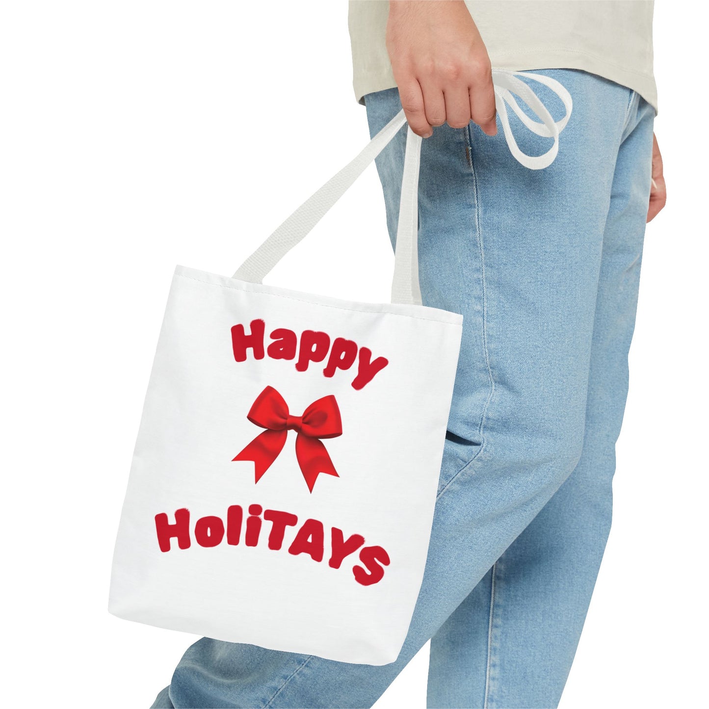 Happy HoliTAYS Holiday Christmas Tote Bag