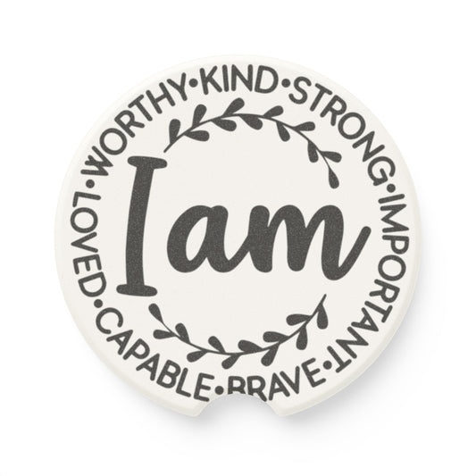 Affirmation Soapstone Car Coaster