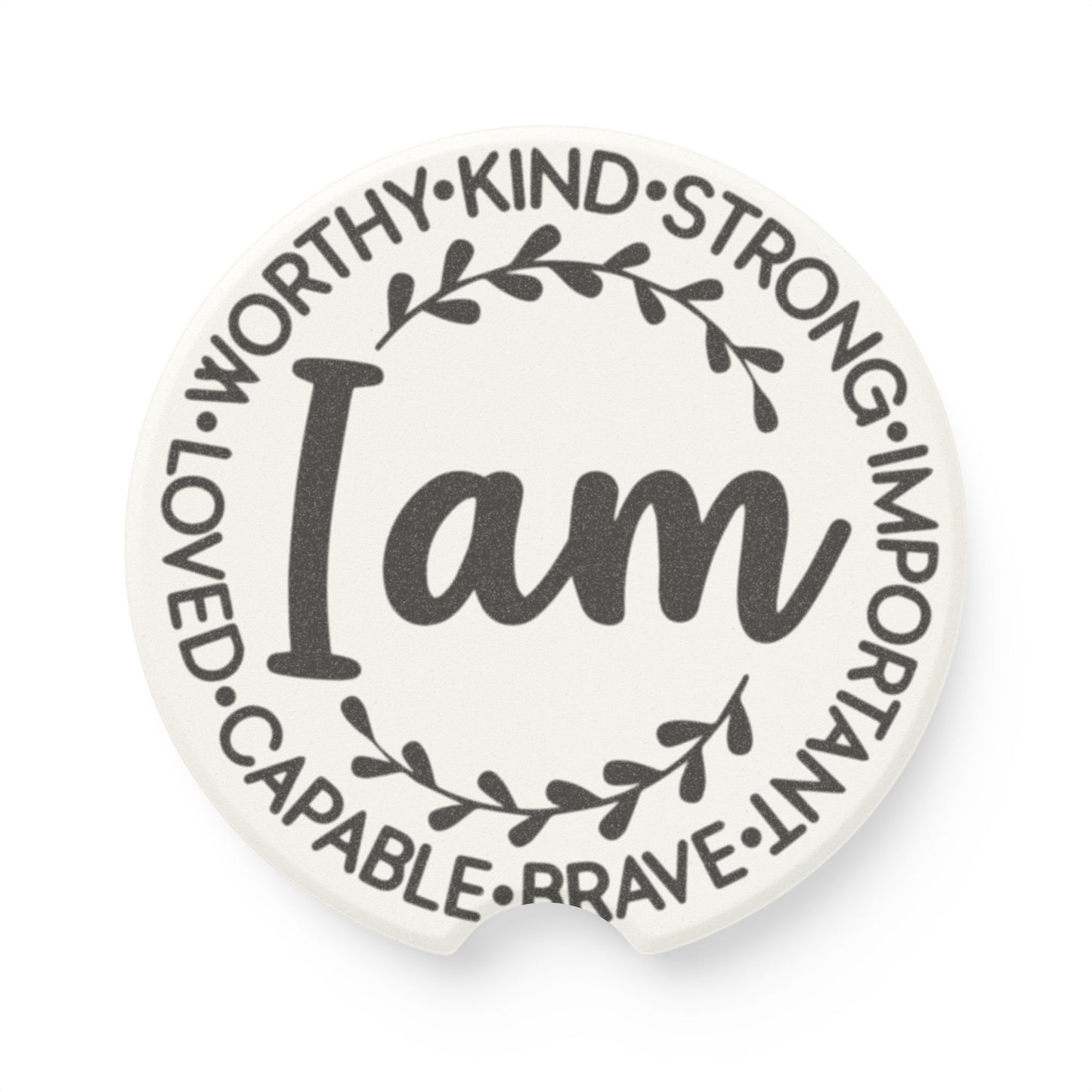 Affirmation Soapstone Car Coaster