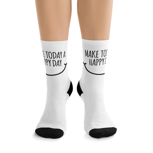 Make Today A Happy One Socks
