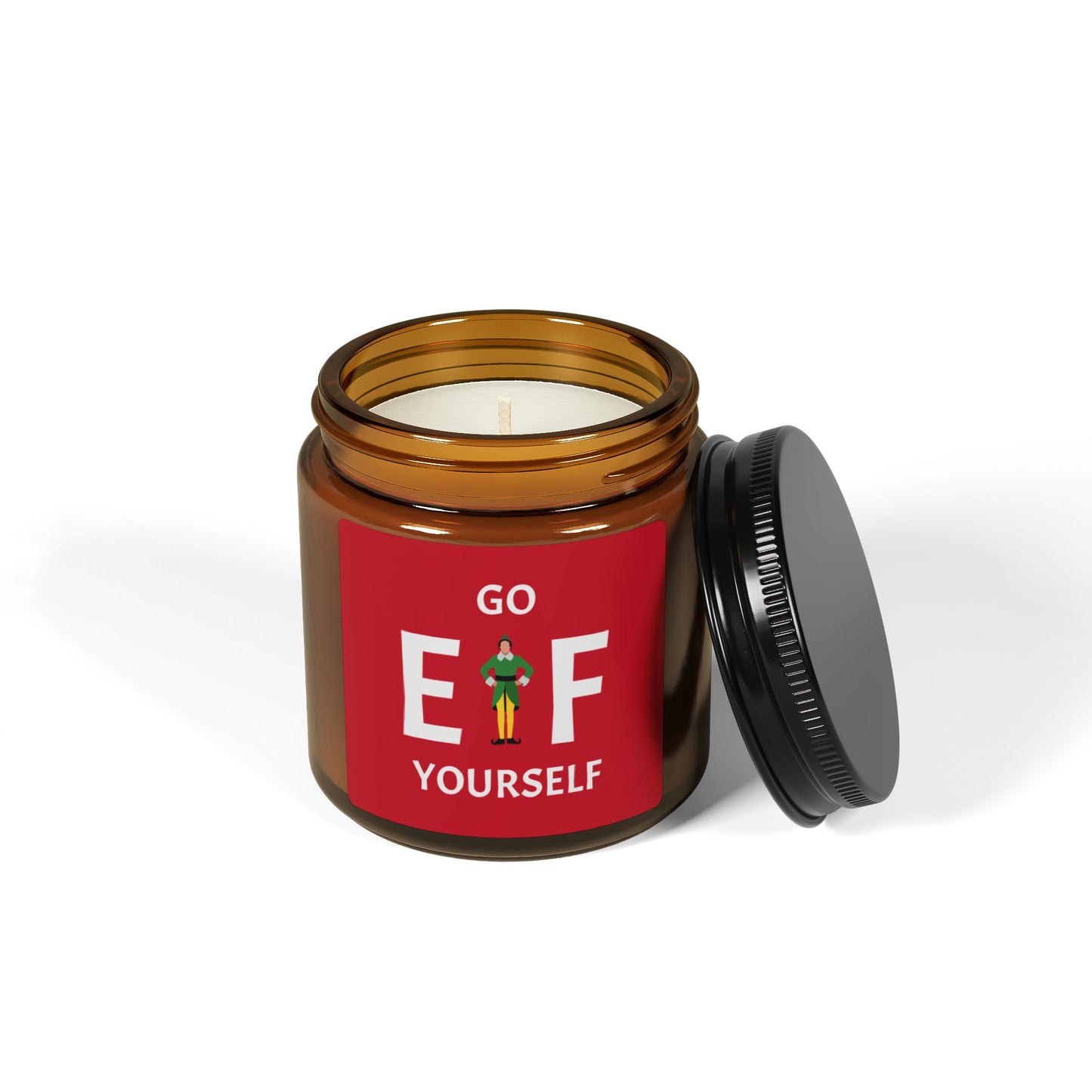Go Elf Yourself Holiday Christmas Candle