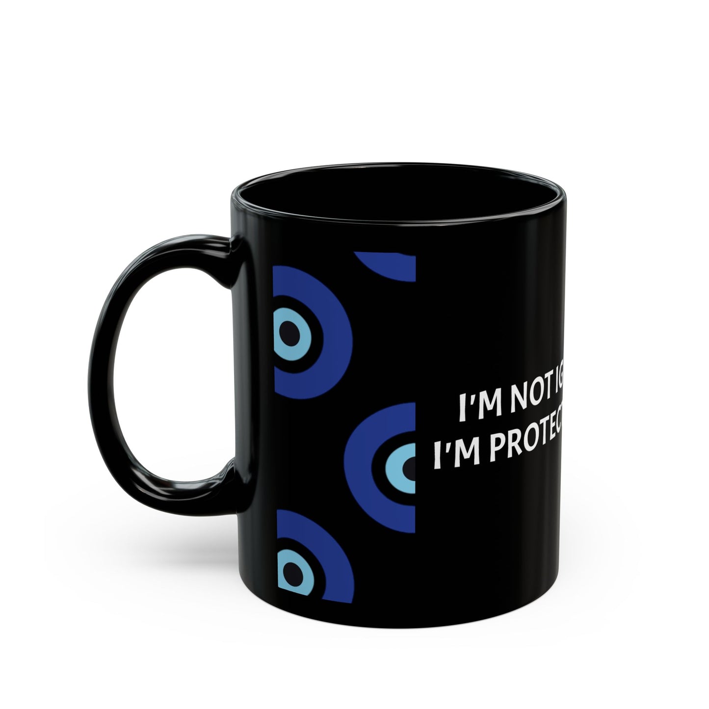 Protecting My Peace Black Mug (11oz, 15oz)