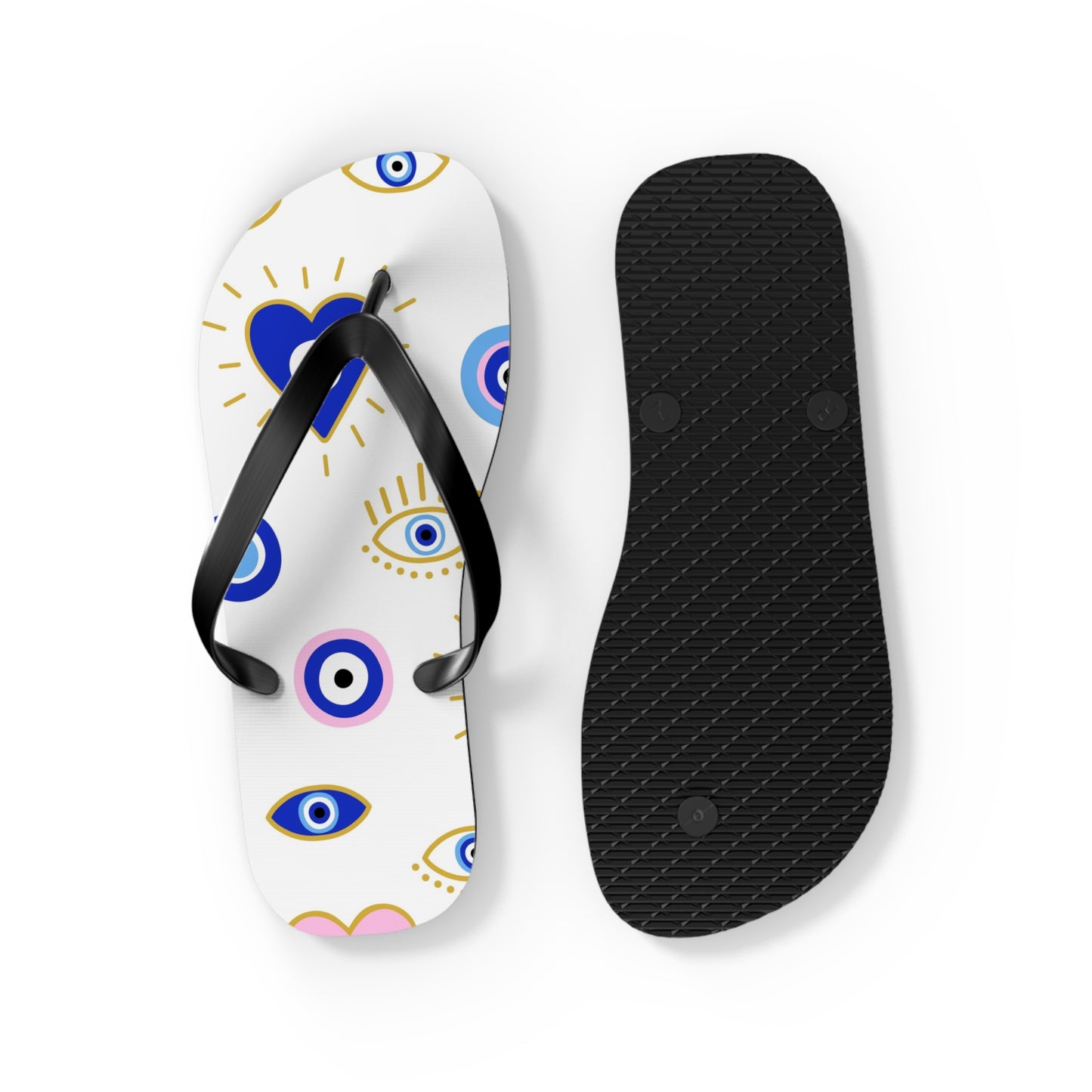Evil Eye Flip Flops