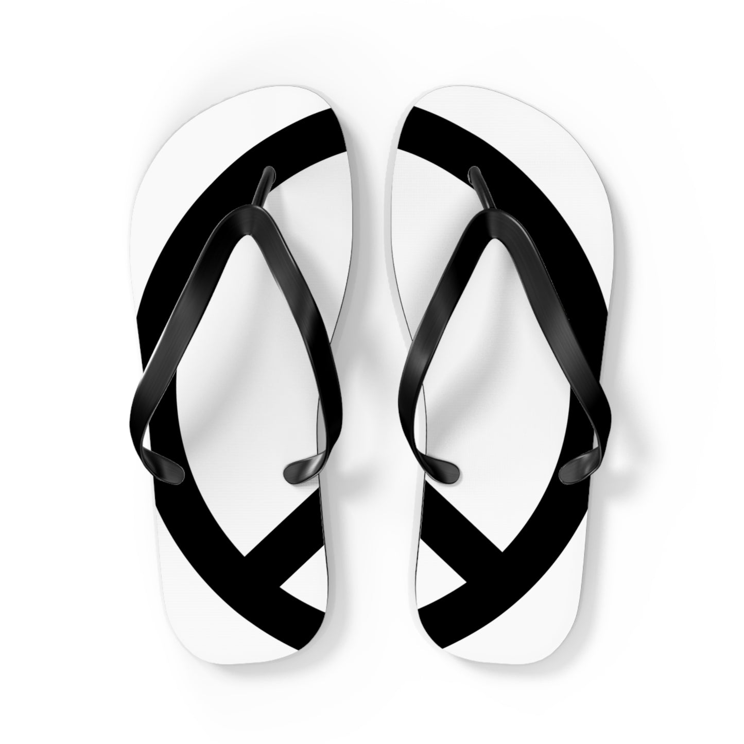 Peace Sign Flip Flops