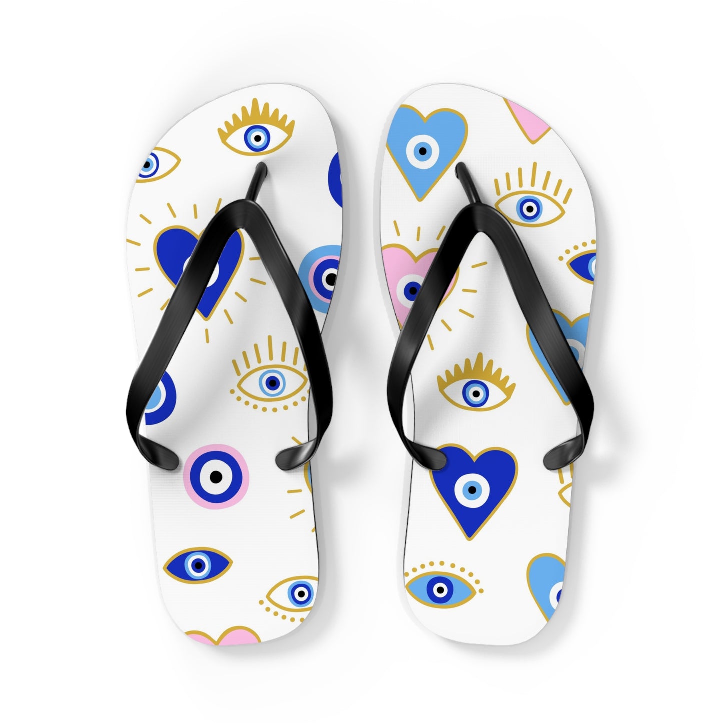 Evil Eye Flip Flops