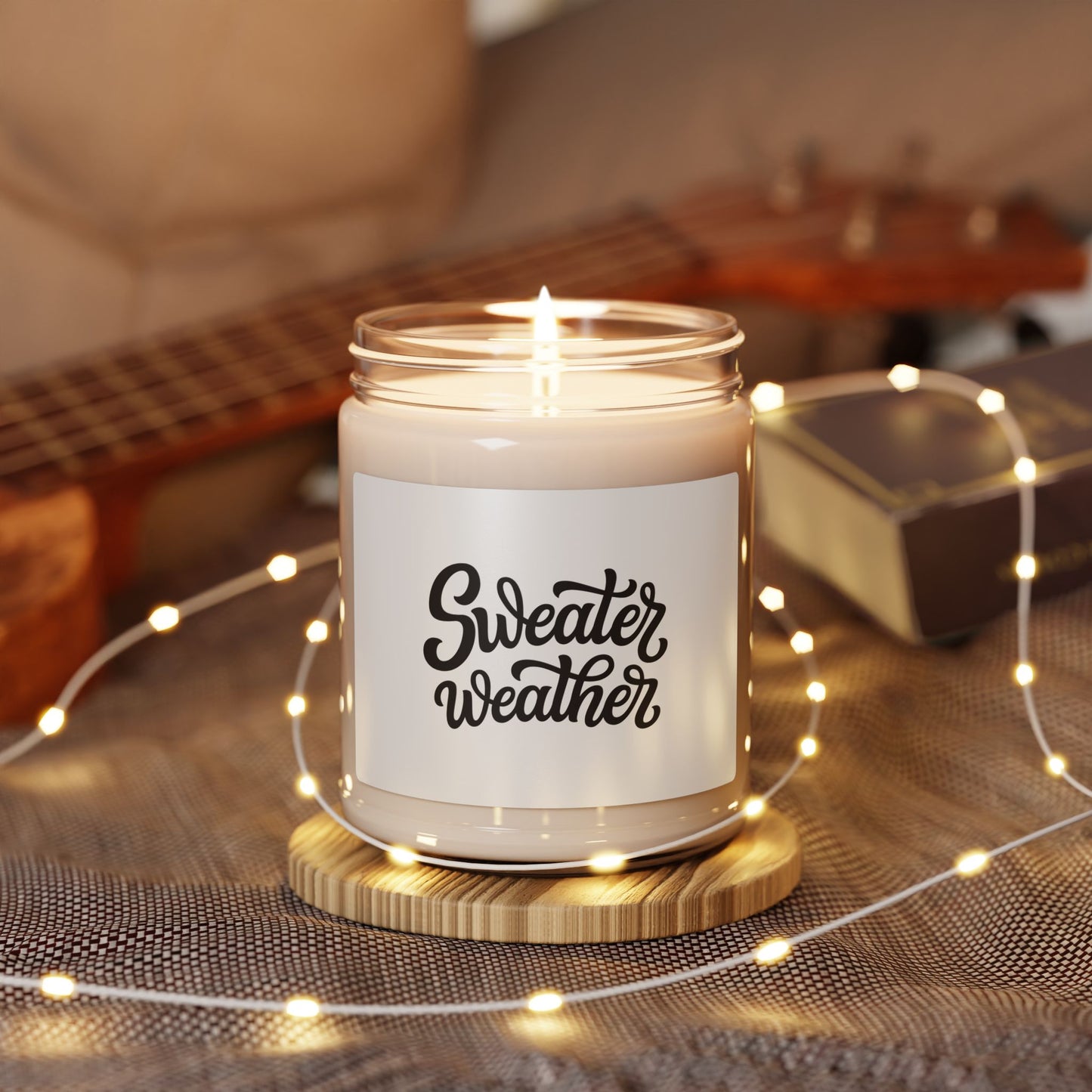 Sweater Weather Fall Scented Soy Candle, 9oz