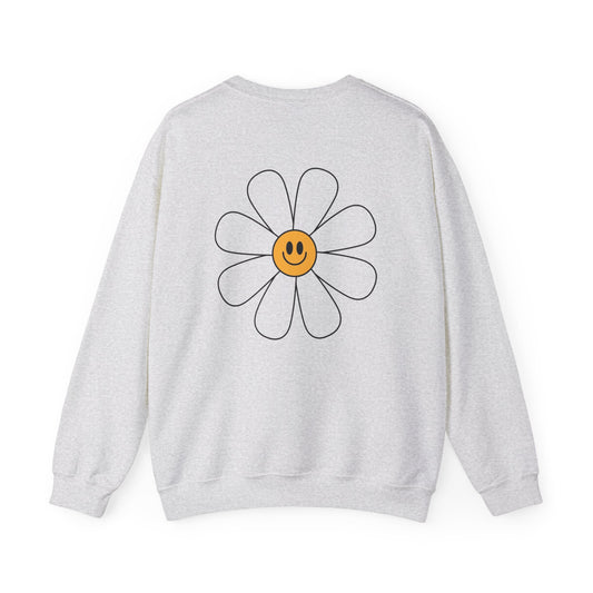 Smiley Flower Crewneck Sweatshirt