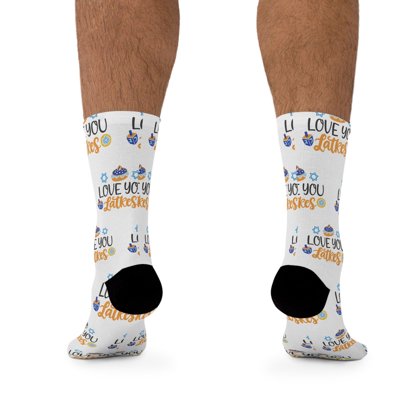 Love You Latkes Holiday Hanukah Socks