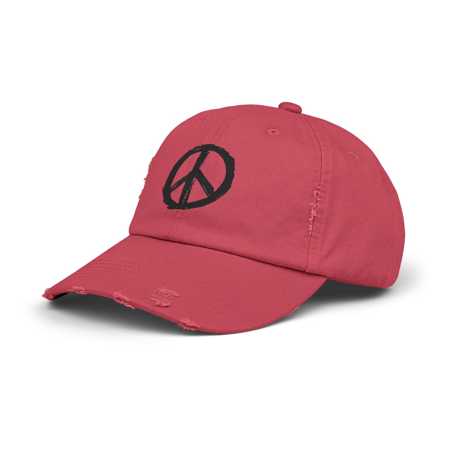 Peace Sign Hat, Peace Sign, Distressed Hat, Custom Hat