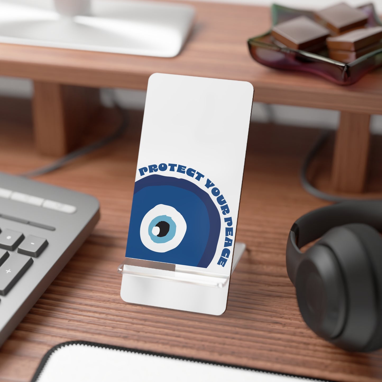 Evil Eye Protect Your Peace Phone Stand