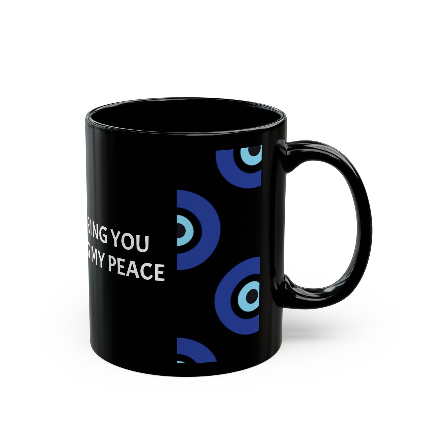 Protecting My Peace Black Mug (11oz, 15oz)