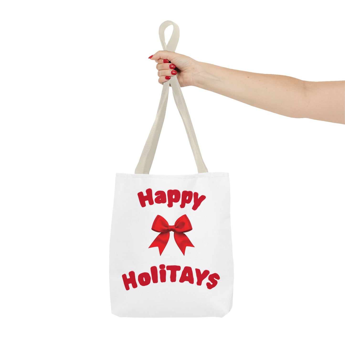 Happy HoliTAYS Holiday Christmas Tote Bag