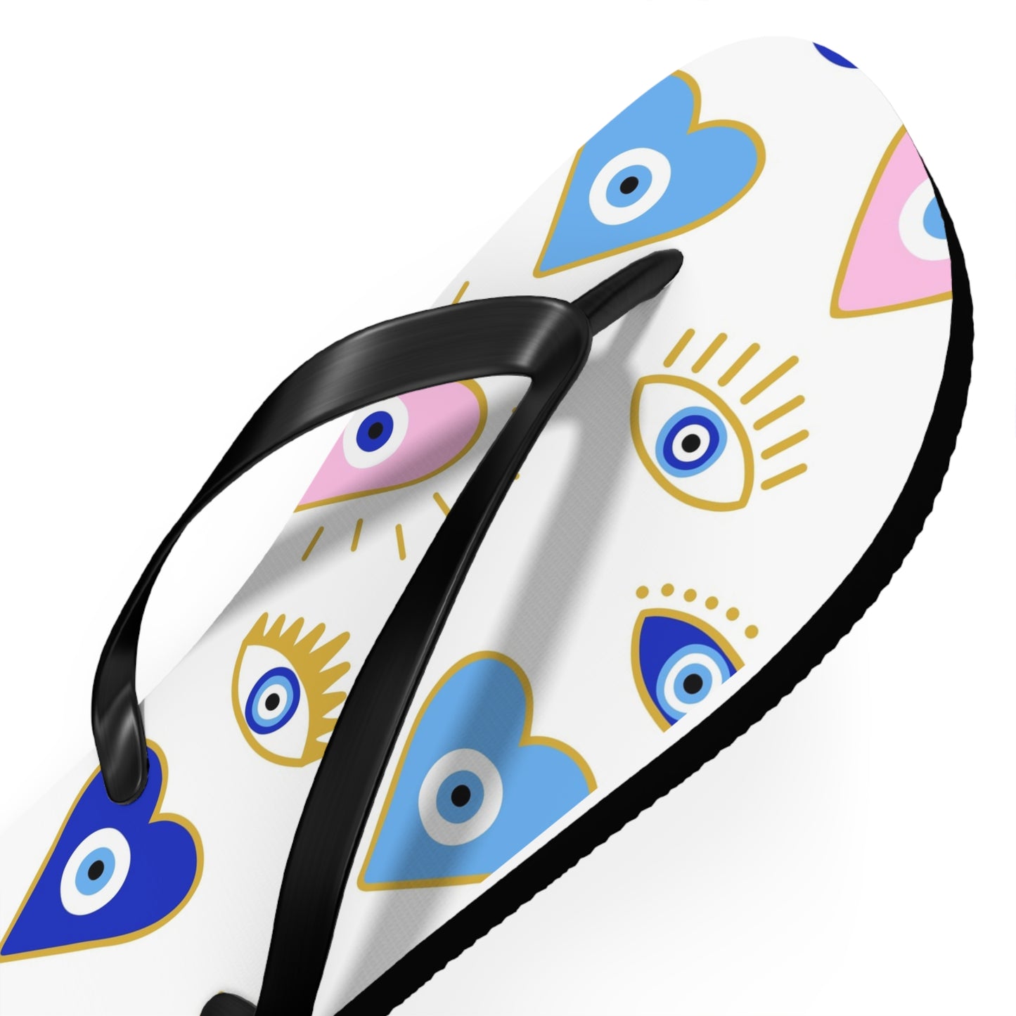 Evil Eye Flip Flops