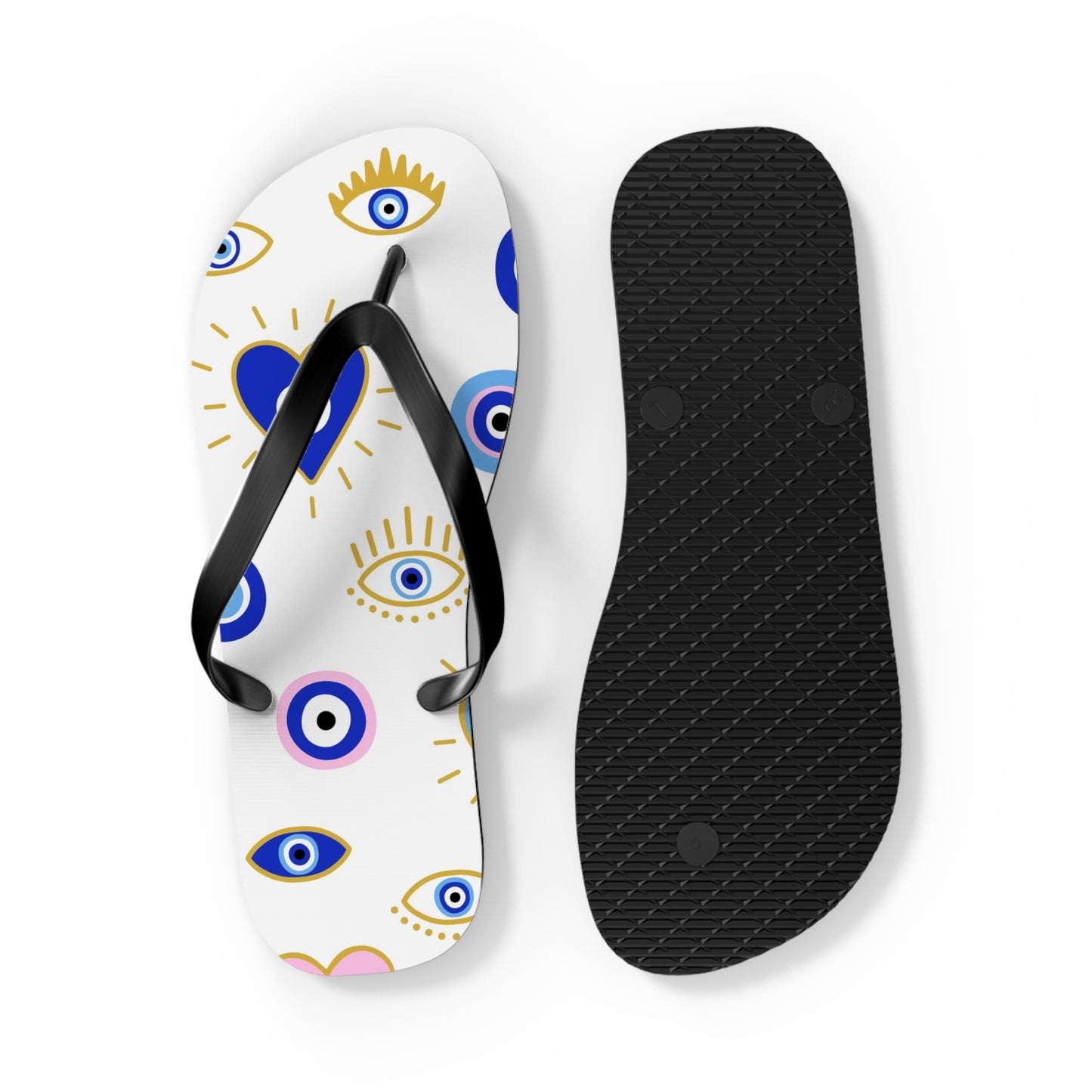 Evil Eye Flip Flops