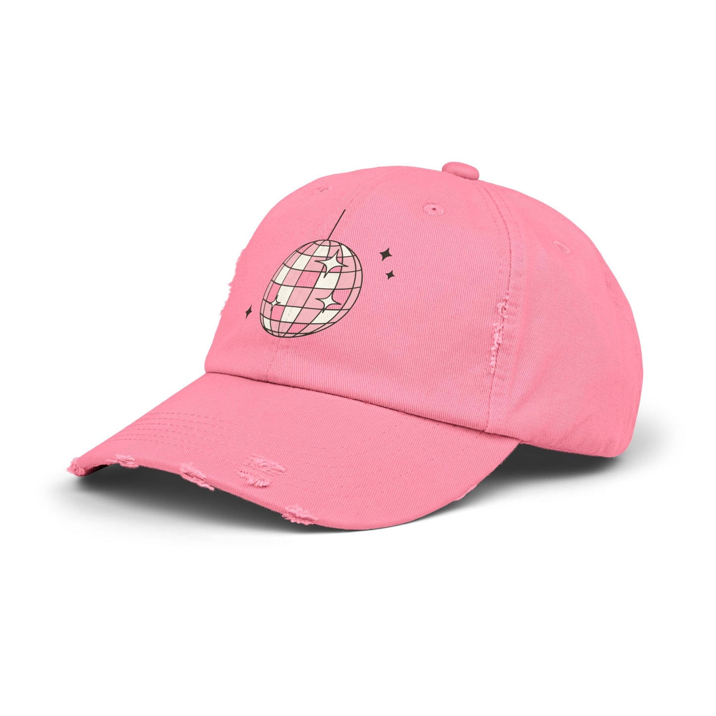Pink Disco Ball Hat